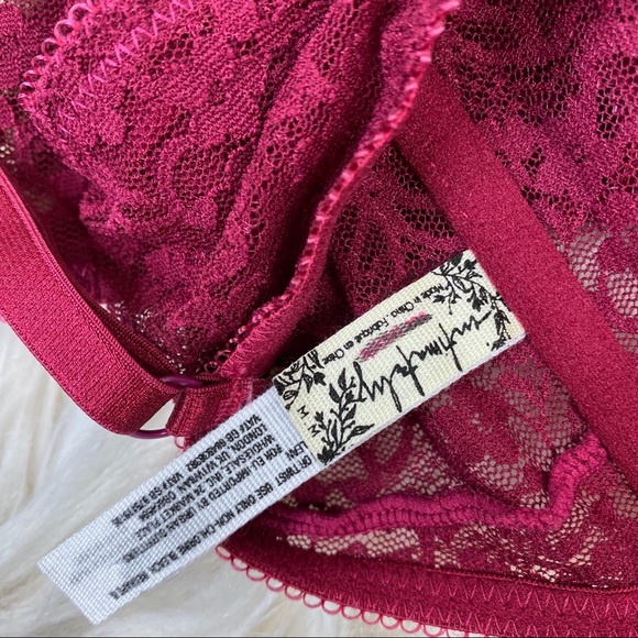 NWOT Free People Intimately corset lace mesh bra - Picture 5 of 5